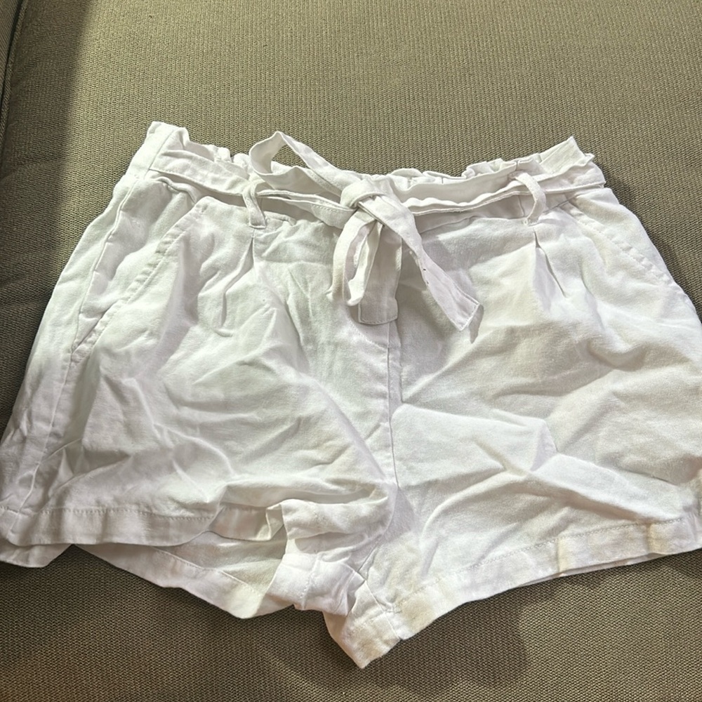 Simply Blessed White Shorts